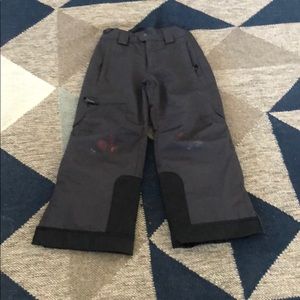 Grey snow pants kids